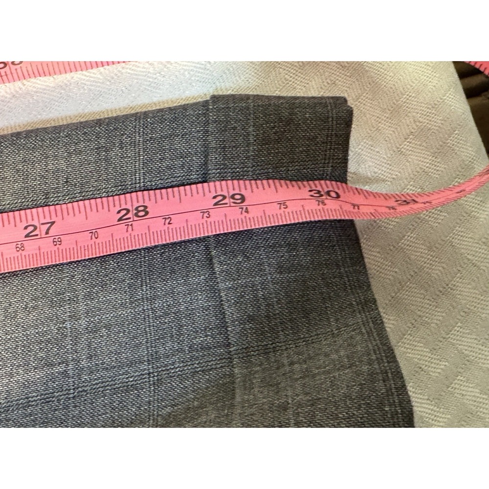 RALPH LAUREN Men's 34X 30 Gray Dress Pants Pleated‎ Cuffed Pre-owned Excellent - Picture 12 of 12